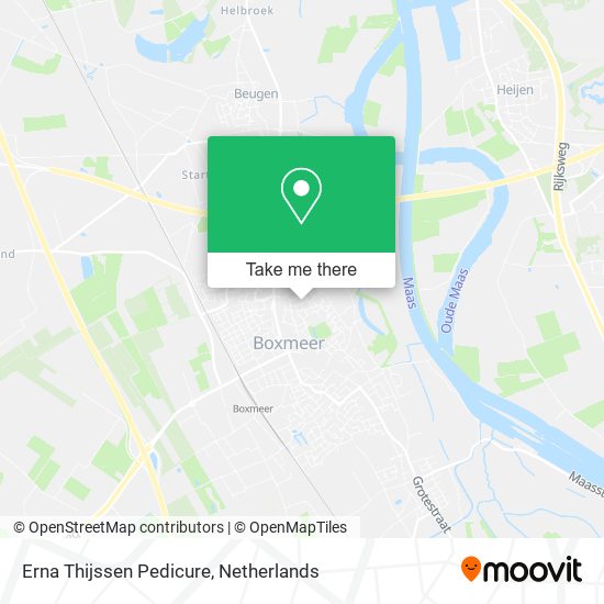 Erna Thijssen Pedicure map