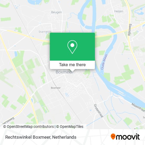 Rechtswinkel Boxmeer Karte