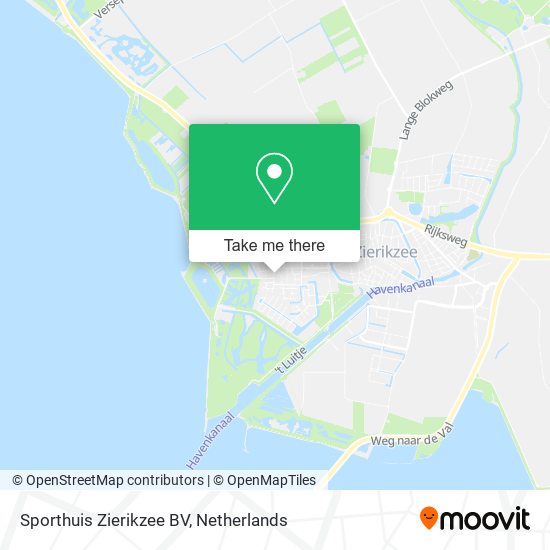 Sporthuis Zierikzee BV map