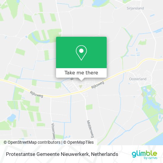 Protestantse Gemeente Nieuwerkerk Karte