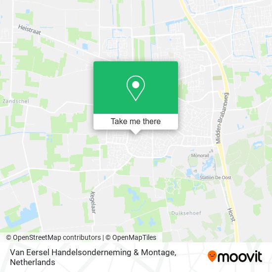 Van Eersel Handelsonderneming & Montage map