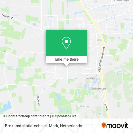 Brok Installatietechniek Mark map