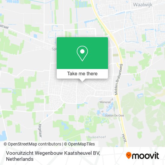 Vooruitzicht Wegenbouw Kaatsheuvel BV map