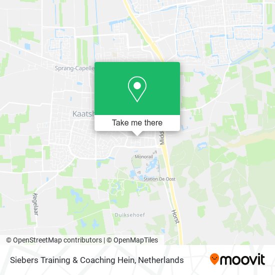 Siebers Training & Coaching Hein Karte