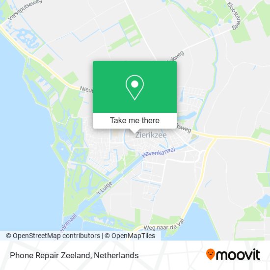 Phone Repair Zeeland Karte