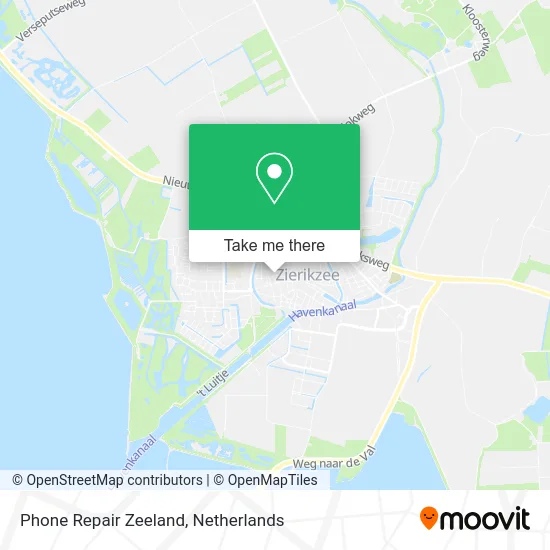 Phone Repair Zeeland map