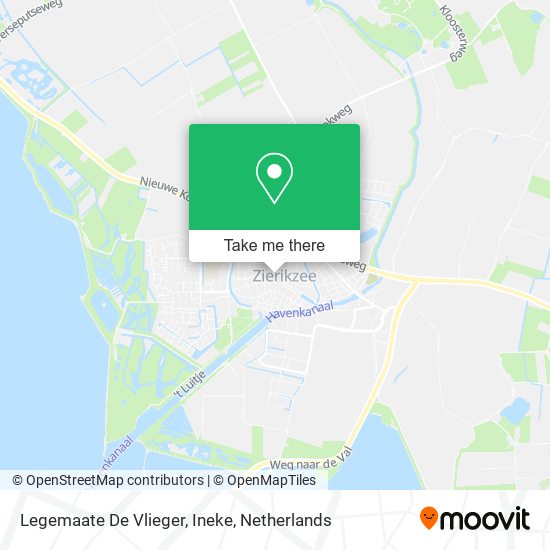 Legemaate De Vlieger, Ineke map