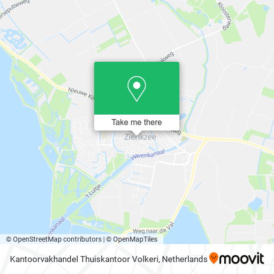 Kantoorvakhandel Thuiskantoor Volkeri map