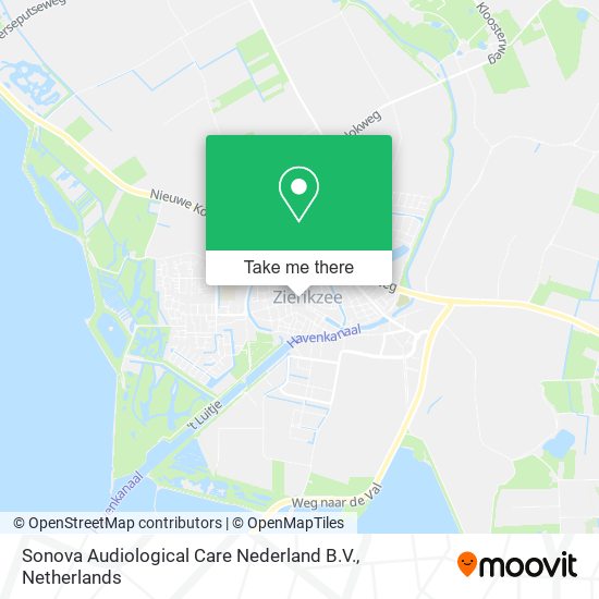 Sonova Audiological Care Nederland B.V. map