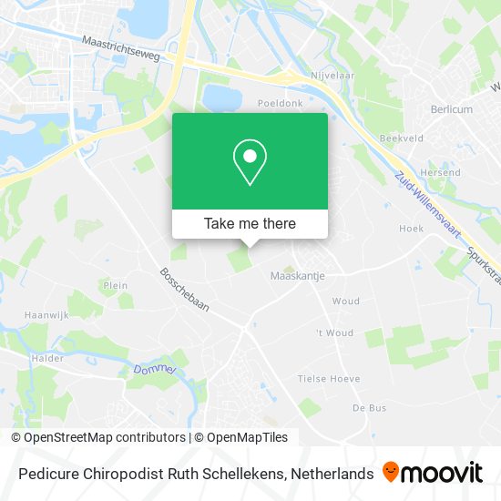 Pedicure Chiropodist Ruth Schellekens map
