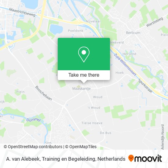 A. van Alebeek, Training en Begeleiding Karte