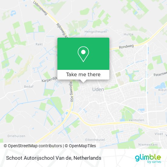 Schoot Autorijschool Van de map