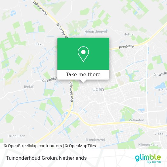 Tuinonderhoud Grokin map