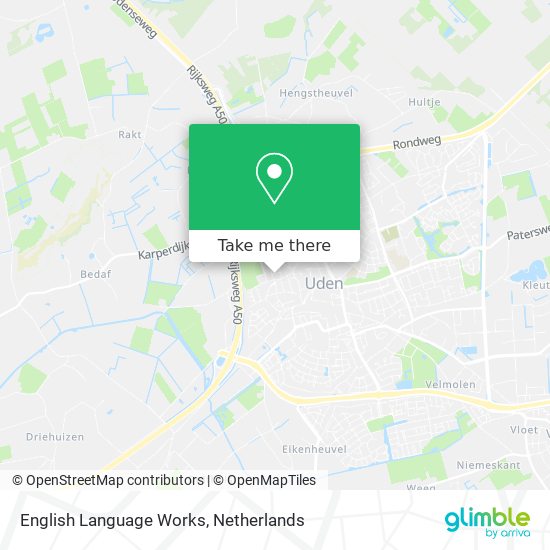 English Language Works map