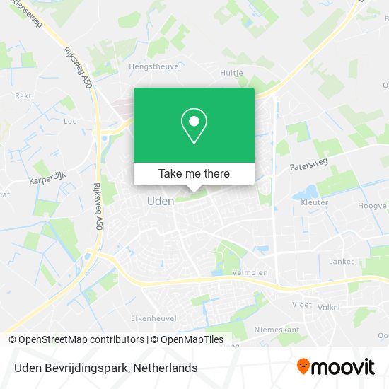 Uden Bevrijdingspark map