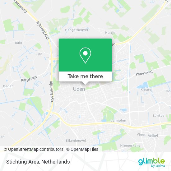 Stichting Area map