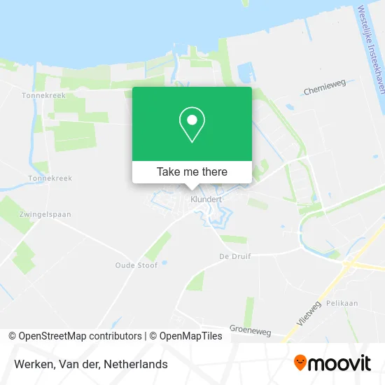 Werken, Van der map