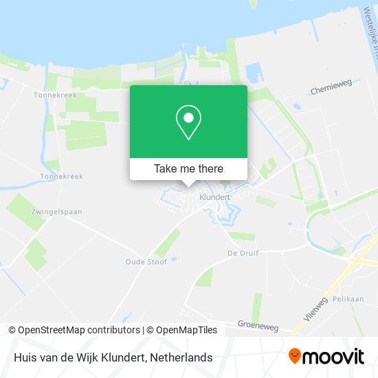 Huis van de Wijk Klundert map