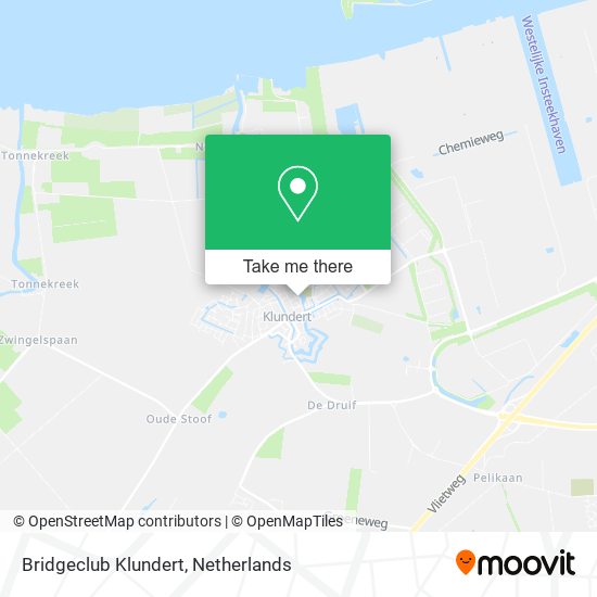 Bridgeclub Klundert map