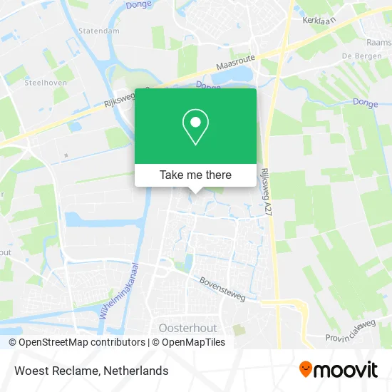 Woest Reclame map
