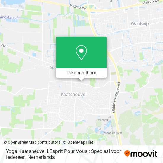 Yoga Kaatsheuvel L'Esprit Pour Vous : Speciaal voor Iedereen Karte