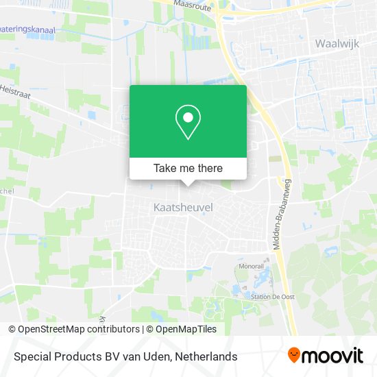 Special Products BV van Uden map