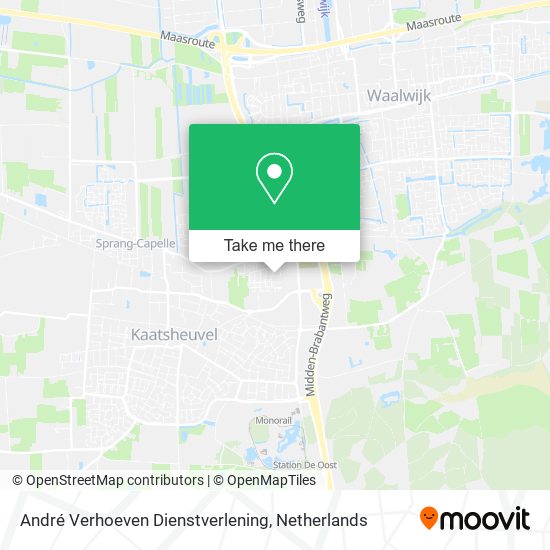 André Verhoeven Dienstverlening map