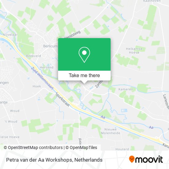 Petra van der Aa Workshops map