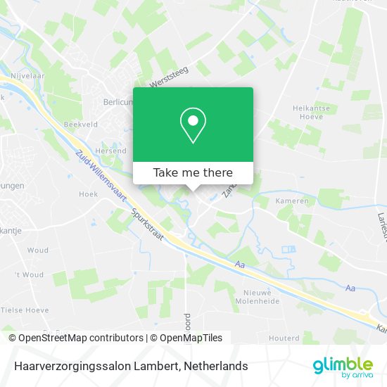 Haarverzorgingssalon Lambert map