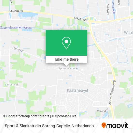 Sport & Slankstudio Sprang-Capelle map