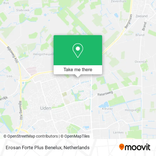 Erosan Forte Plus Benelux map