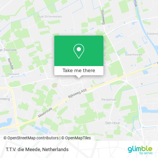 T.T.V. die Meede map