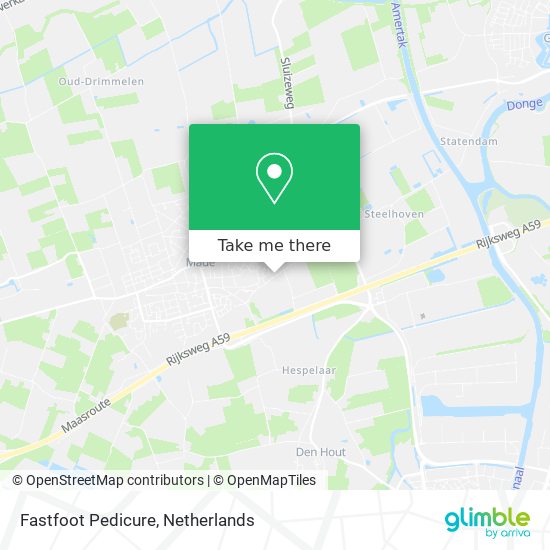 Fastfoot Pedicure map