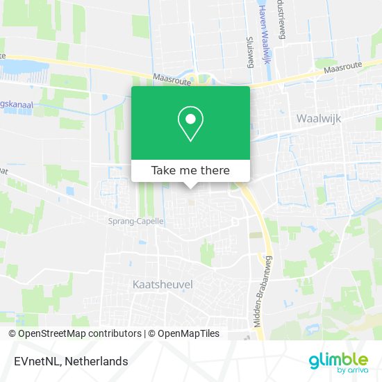 EVnetNL map