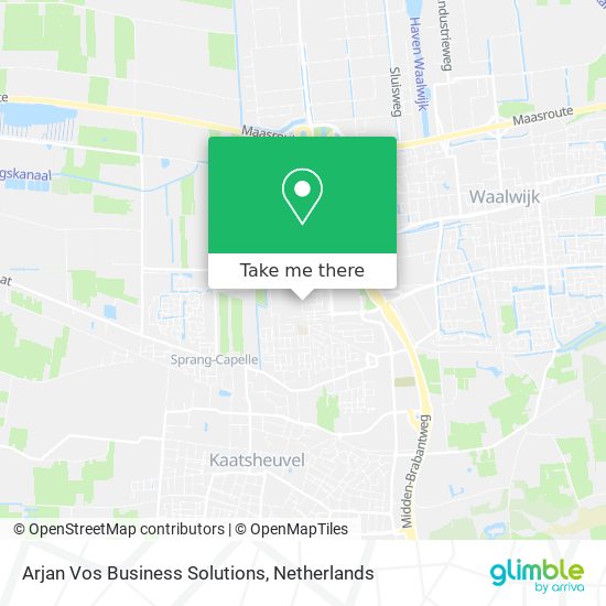 Arjan Vos Business Solutions map