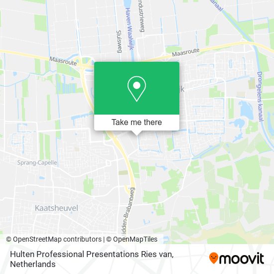 Hulten Professional Presentations Ries van map