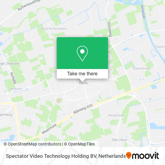 Spectator Video Technology Holding BV map