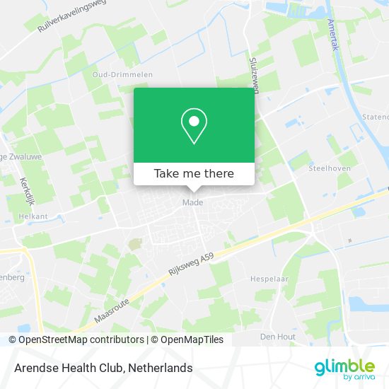 Arendse Health Club map