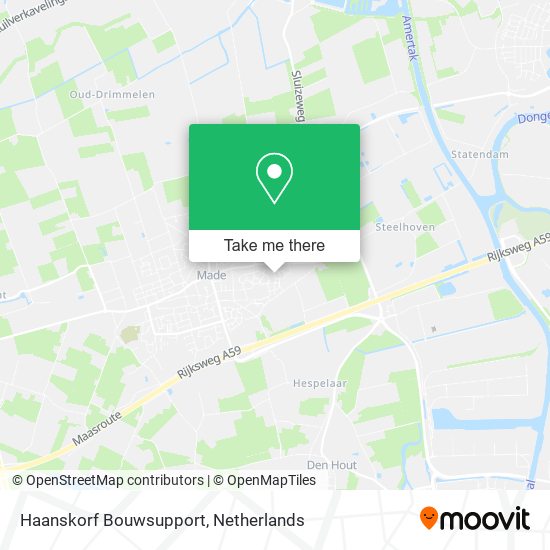 Haanskorf Bouwsupport map