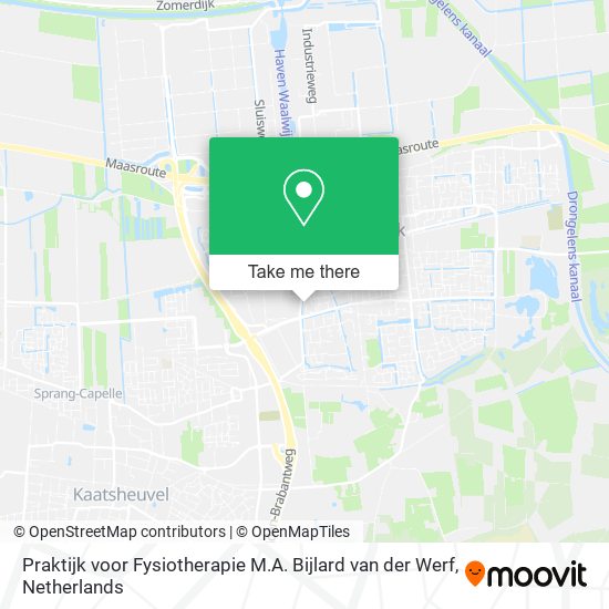 Praktijk voor Fysiotherapie M.A. Bijlard van der Werf map