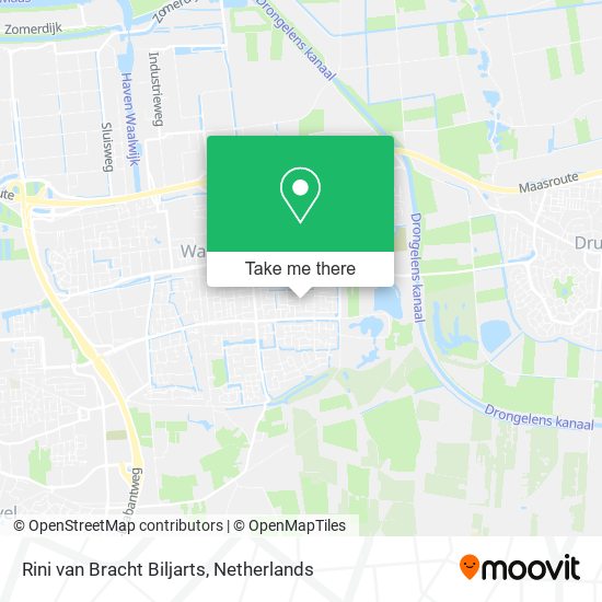 Rini van Bracht Biljarts map