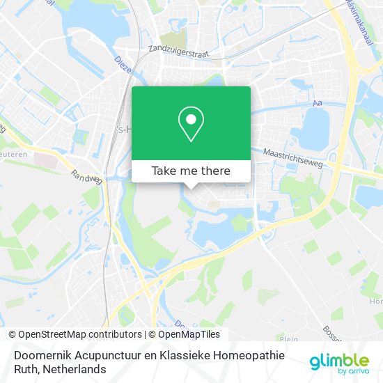 Doomernik Acupunctuur en Klassieke Homeopathie Ruth map