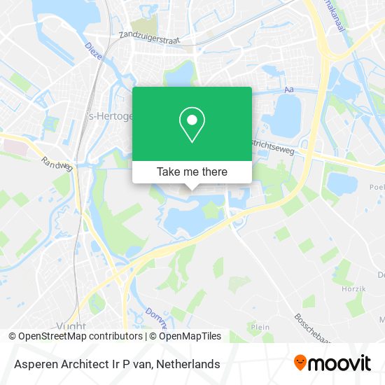 Asperen Architect Ir P van map