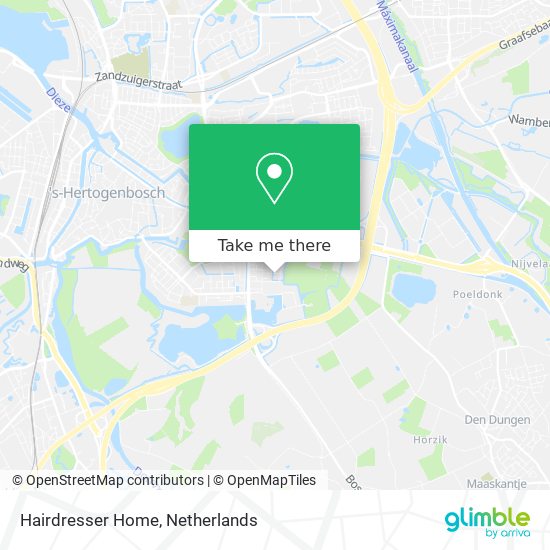 Hairdresser Home map