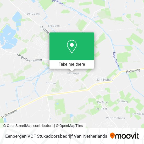 Eenbergen VOF Stukadoorsbedrijf Van map