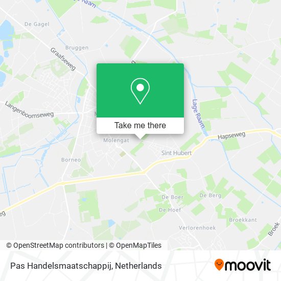 Pas Handelsmaatschappij map