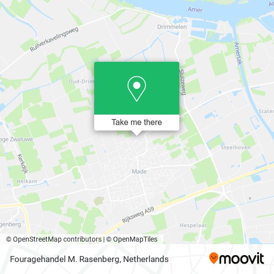 Fouragehandel M. Rasenberg Karte