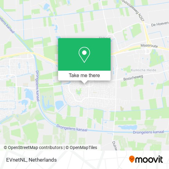 EVnetNL map