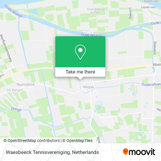 Waesbeeck Tennisvereniging map