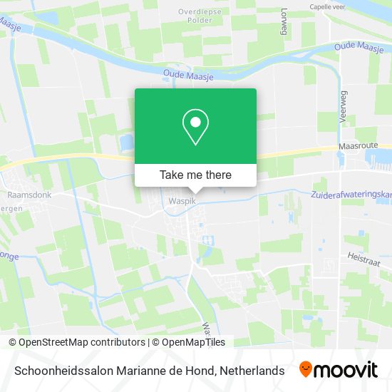 Schoonheidssalon Marianne de Hond Karte